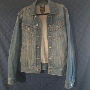 Vintage Lucky Brand denim/jean jacket Sz L